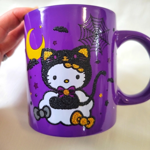 Hello Kitty Halloween Mug. Super Cute HK in Costume Mug & Glitter Detail Boo - Picture 9 of 12